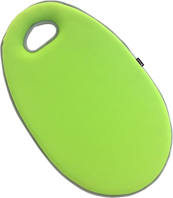 Tierra Garden 2.1 Gallon Green Metal Watering Can with Memory Foam Kneeling Cushion Set