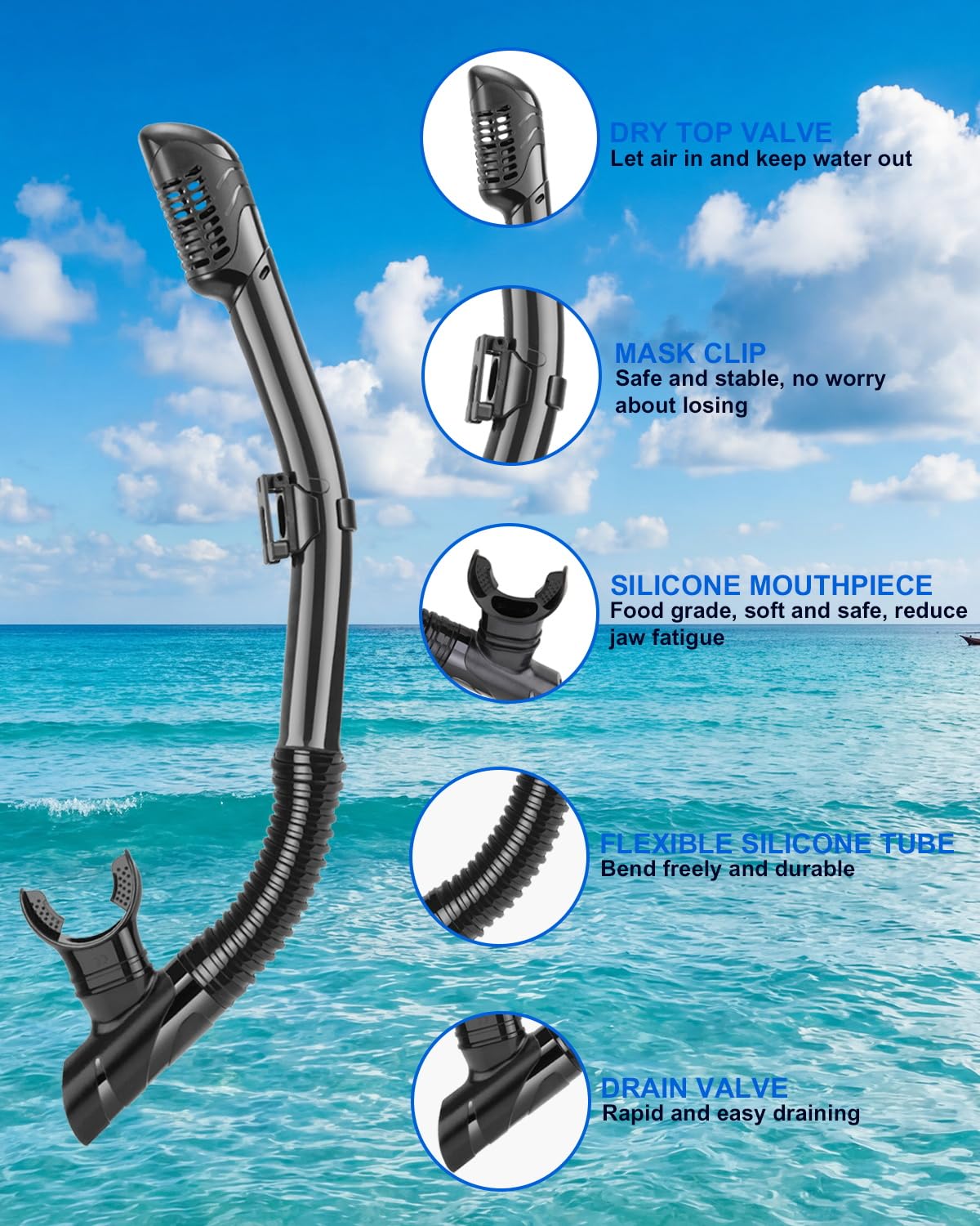Aqua A Dive Sports Equipo de esnórquel, máscara de esnórquel, juego de máscara de buceo, equipo de esnórquel, gafas de natación, juego de esnórquel, máscara de buceo