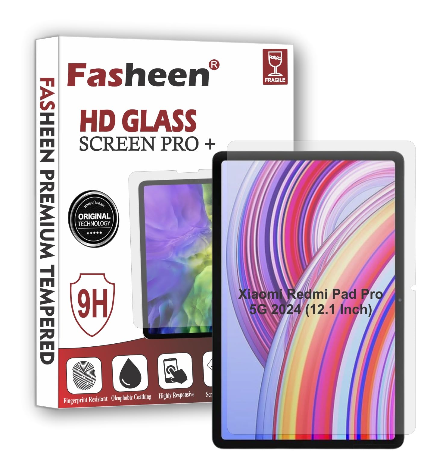 FASHEEN Screen Guard Compatible With Xiaomi Redmi Pad Pro 5G 2024 (12.1 Inch) Flexible Fiber Screen Protector Not a Tempered Glass ScreenGuard. (B0D9CX7HR7) Amazon Price History, Amazon Price Tracker
