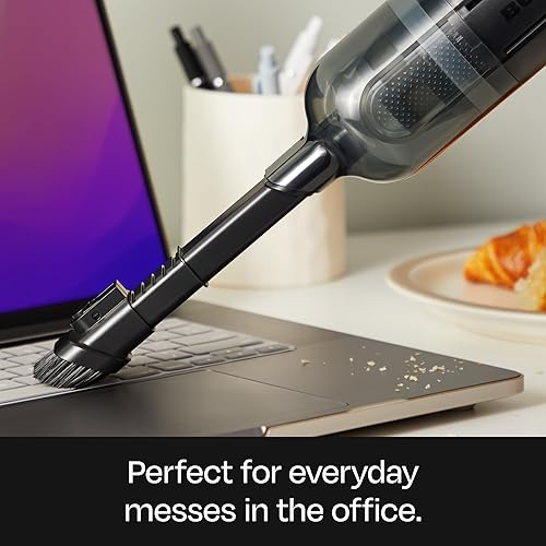 Miniatura 3 de BUFF Aspiradora de mano inalámbrica, aspiradora recargable para automóvil con ranura combinada y herramienta de cepillo incluida, para el hogar,