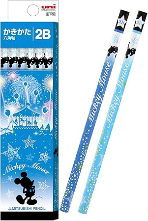 Amazon 三菱鉛筆 鉛筆 ディズニー ブルー 2b 1ダース 紙箱 K55932b 文房具 オフィス用品 文房具 オフィス用品