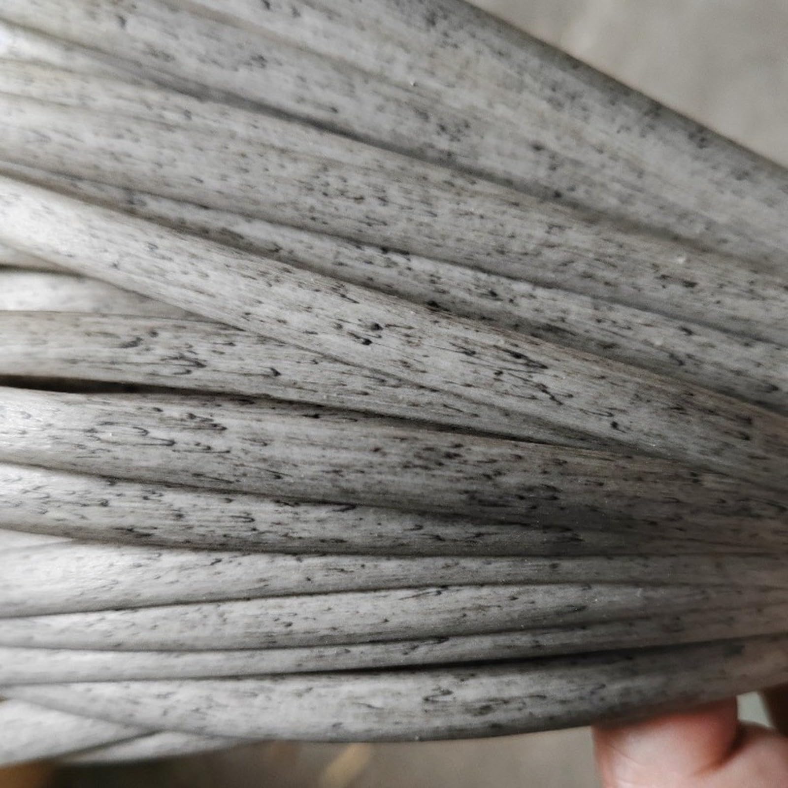 Rattan-Webmaterial, 30 m x 8 mm, Kunststoff-Reparatur-Set für Terrassenstühle und Tische, Aufbewahrungskörbe, DIY-Möbel