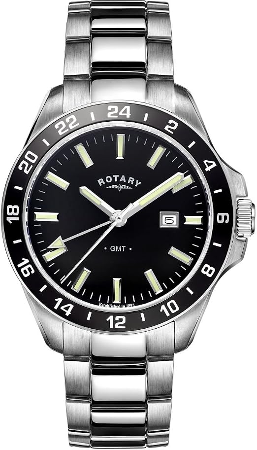 Rotary Orologio Analogico Quarzo Uomo con Cinturino in Acciaio Inox  GB05017/04 : Rotary: Amazon.it: Orologi