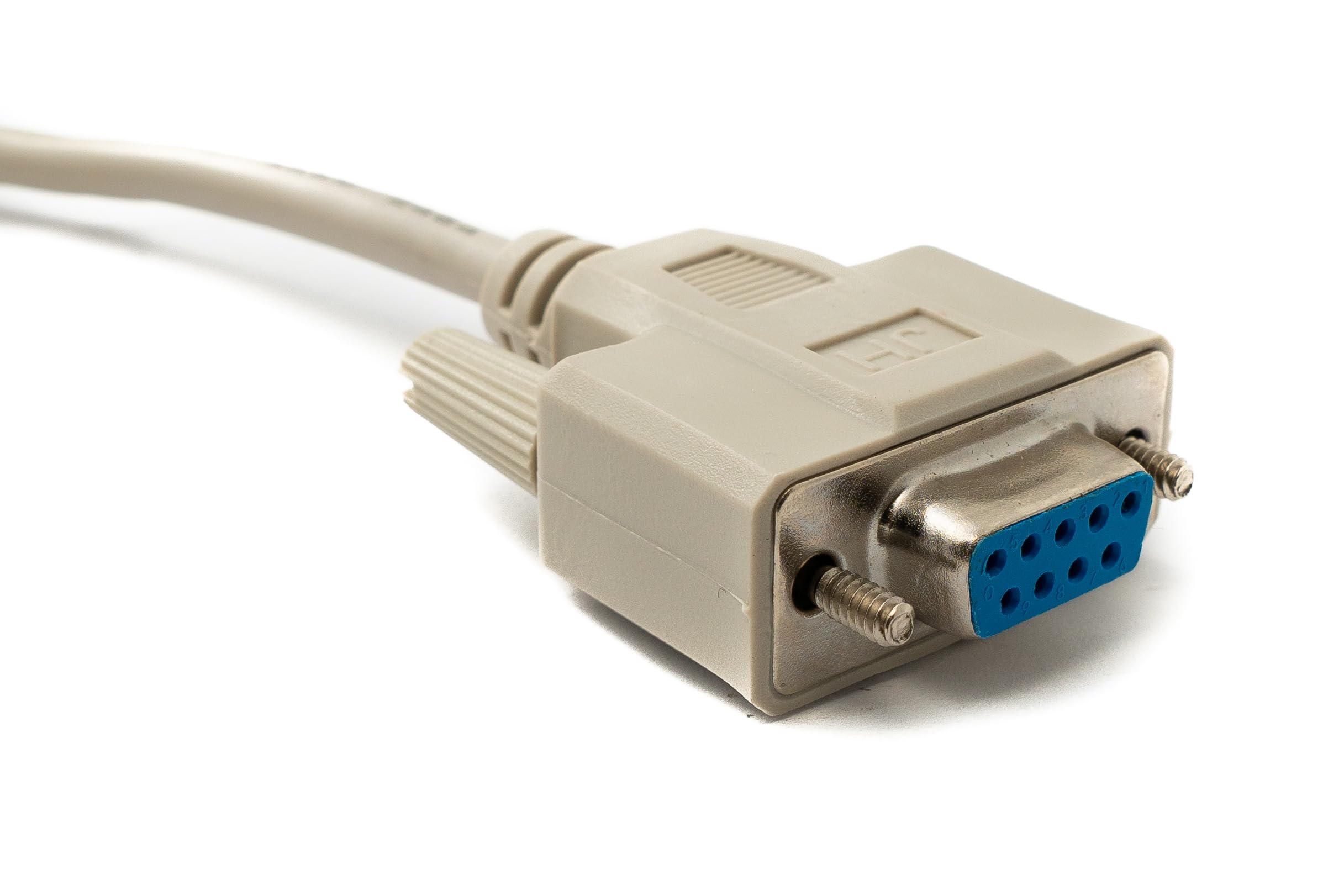 System-S D Sub cavo 3m 9 pin femmina a femmina RS232 DB9 adattatore grigio