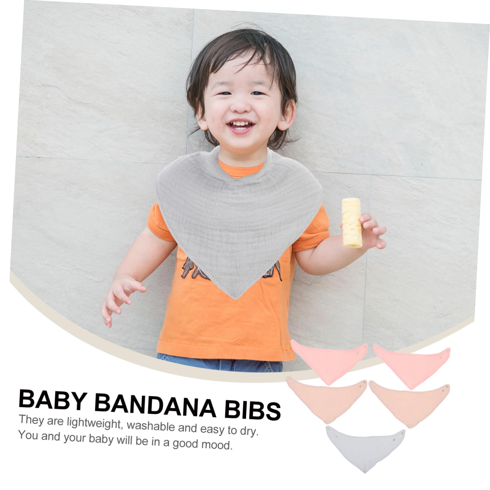 ifundom 15piezas Baberos Para Bebés Toallas Absorbentes Para Saliva Suaves y Amigables La Piel Para Recién Nacidos y Bebés Que Están Dentando Protección Efectiva Para Ropa Infantil