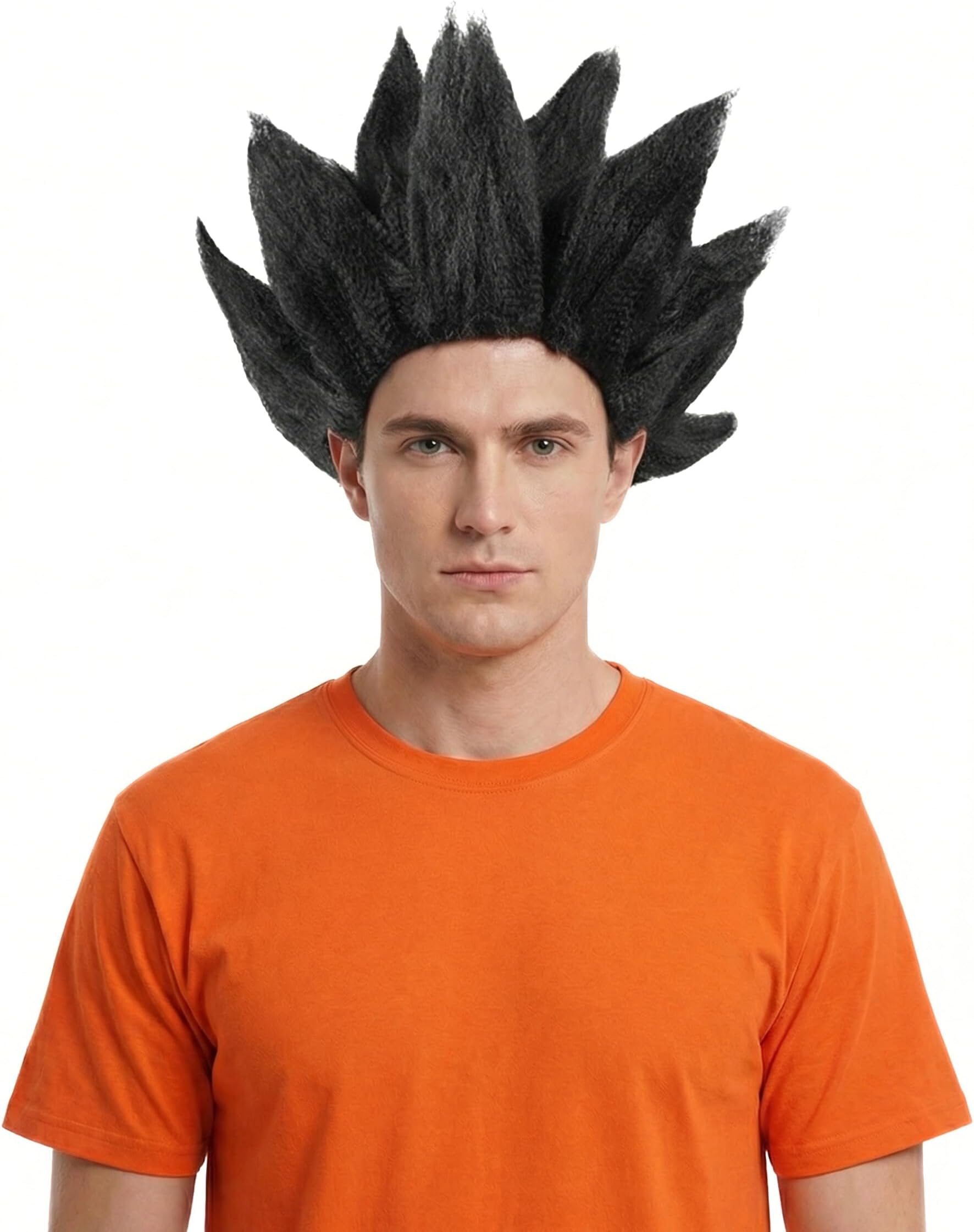 Men's Cosplay Wig Spiky Synthetic Short Hair