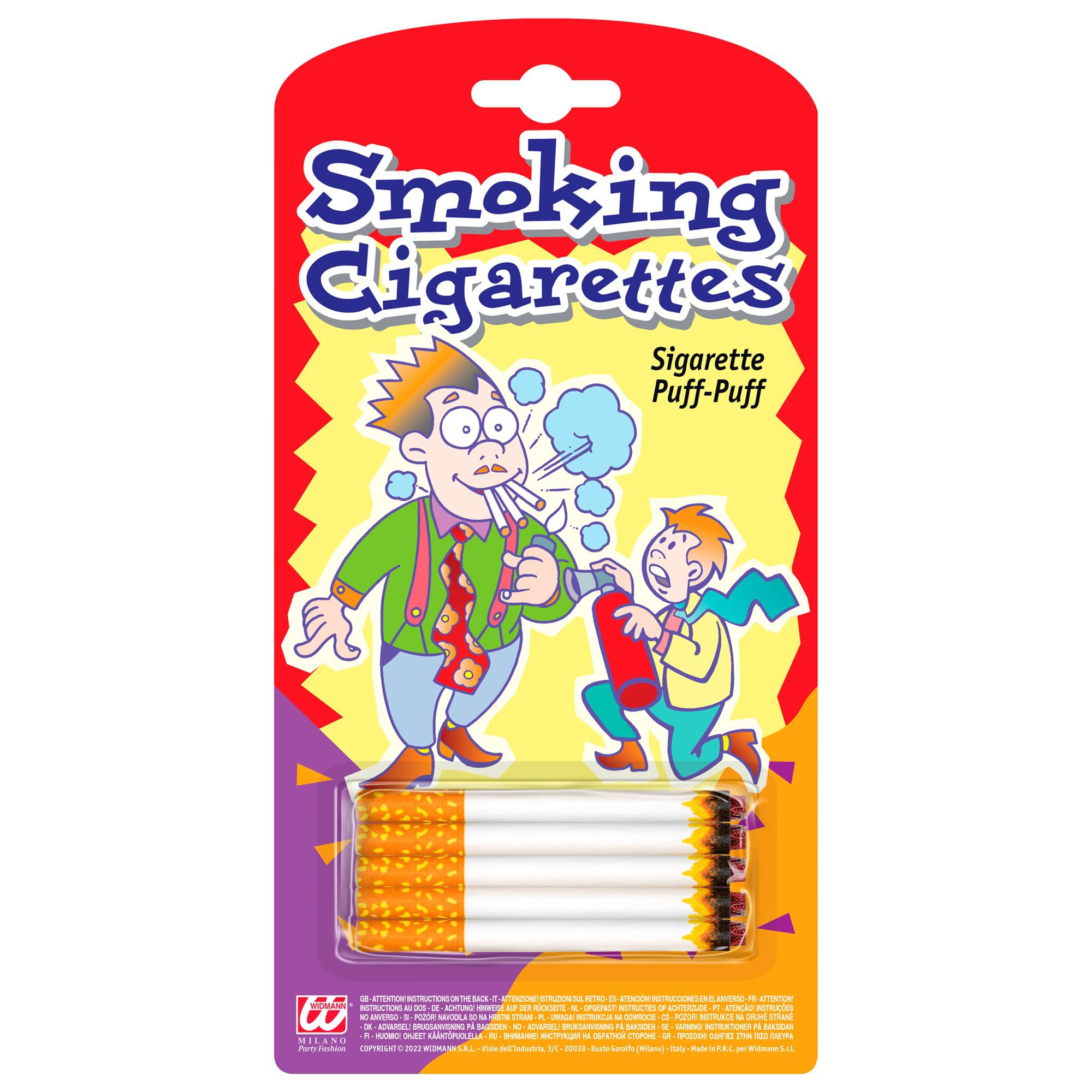 Widmann Cigarettes Faux Puff, Plaisanterie Carnaval, Couleur Blanc, 4958q :  Amazon.fr: Jeux et Jouets