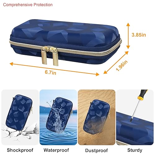 Miniatura 3 de Elonbo Carrying Case Compatible with TaddToy 16 Bit Handheld Game Console for Kids Adults, Classic Retro Video Games Travel Storage Cover Bag,