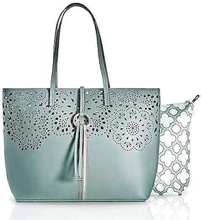 Oriflame Women's Turquoise Hobo Handbag