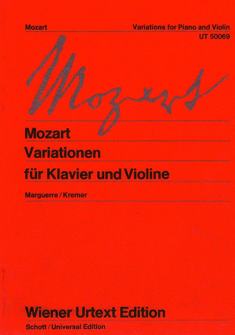 Variazioni violon Marguerre Kremer partition musique classique étude violoniste