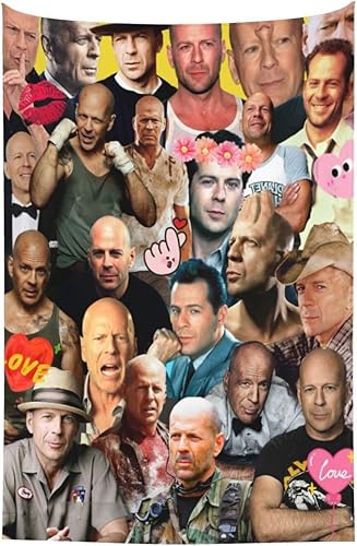 Miniatura 7 de zyqubaw Tapiz de Bruce Willis para colgar en la pared, póster para dormitorio, sala de estar, decoración de dormitorio universitario, habitación,