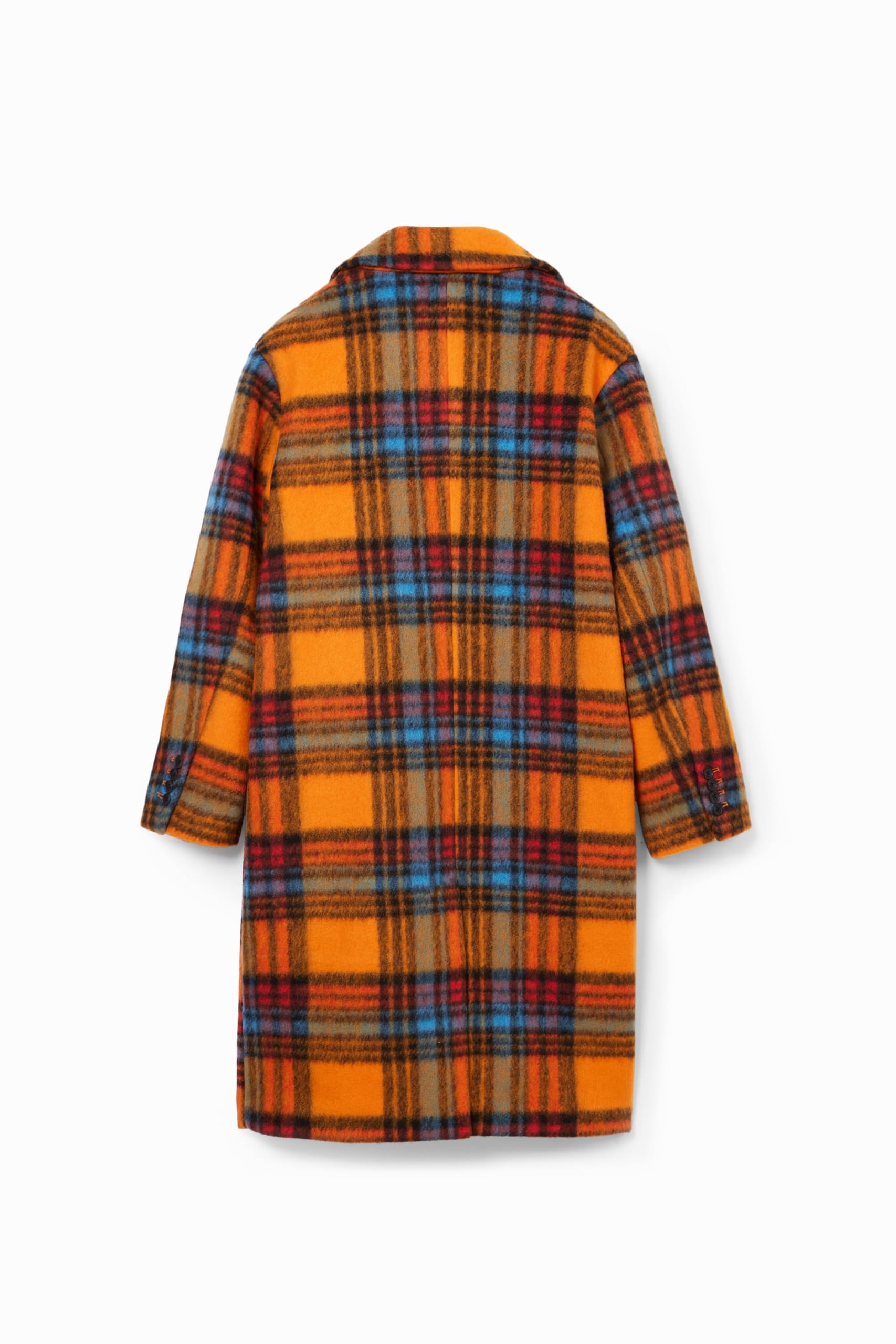 Desigual Abrigo Para Mujer Woman Woven Overcoat Mujer