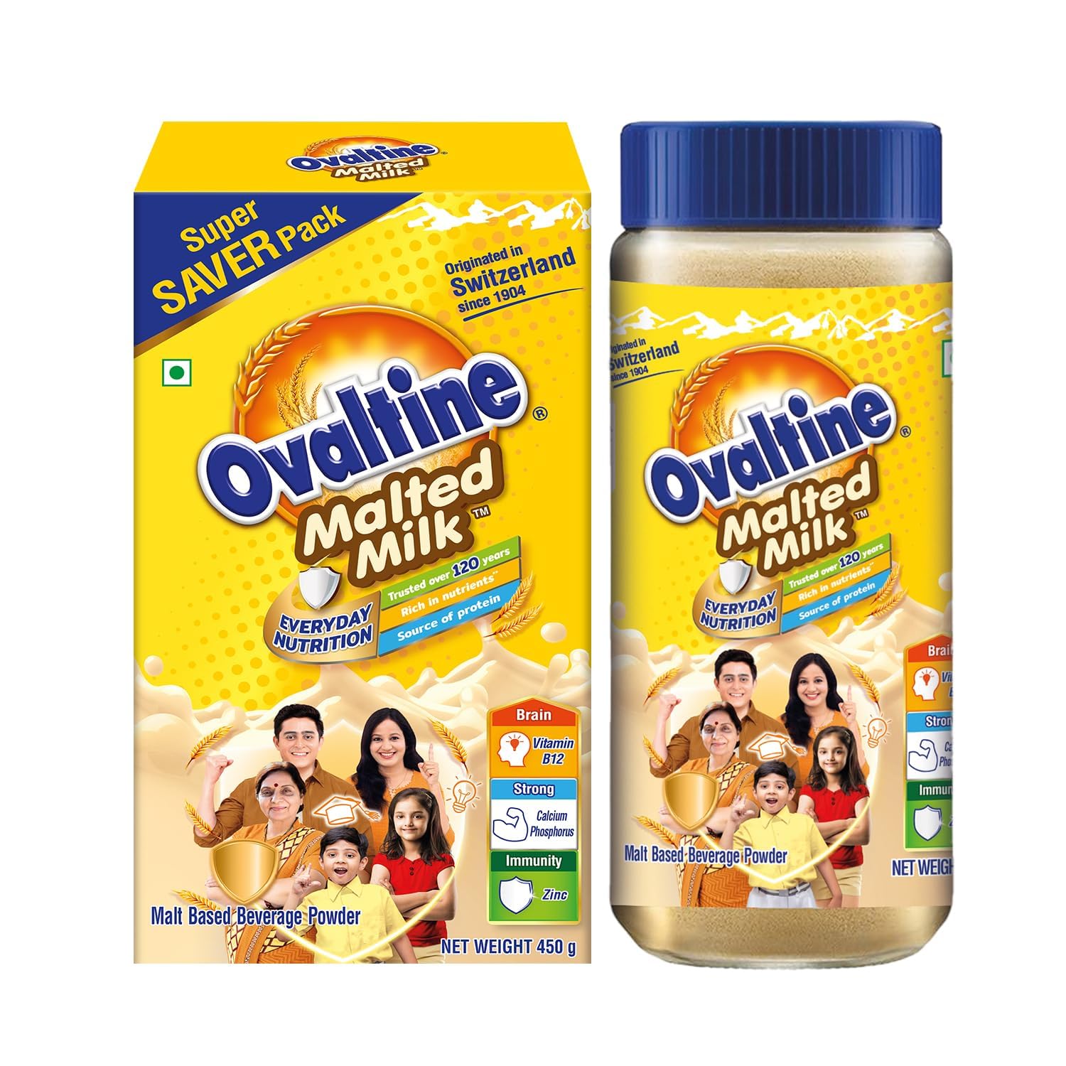 OVALTINE Malted Health Drink Chocolate Flavour Powder, Nutrition Drink Powder, Rich Malt & Cocoa Taste, Tasty Milk Mix Drink, Daily Energy & Growth Beverage for Kids & Adults, 450g (Pack of 2) — Amazon image 14