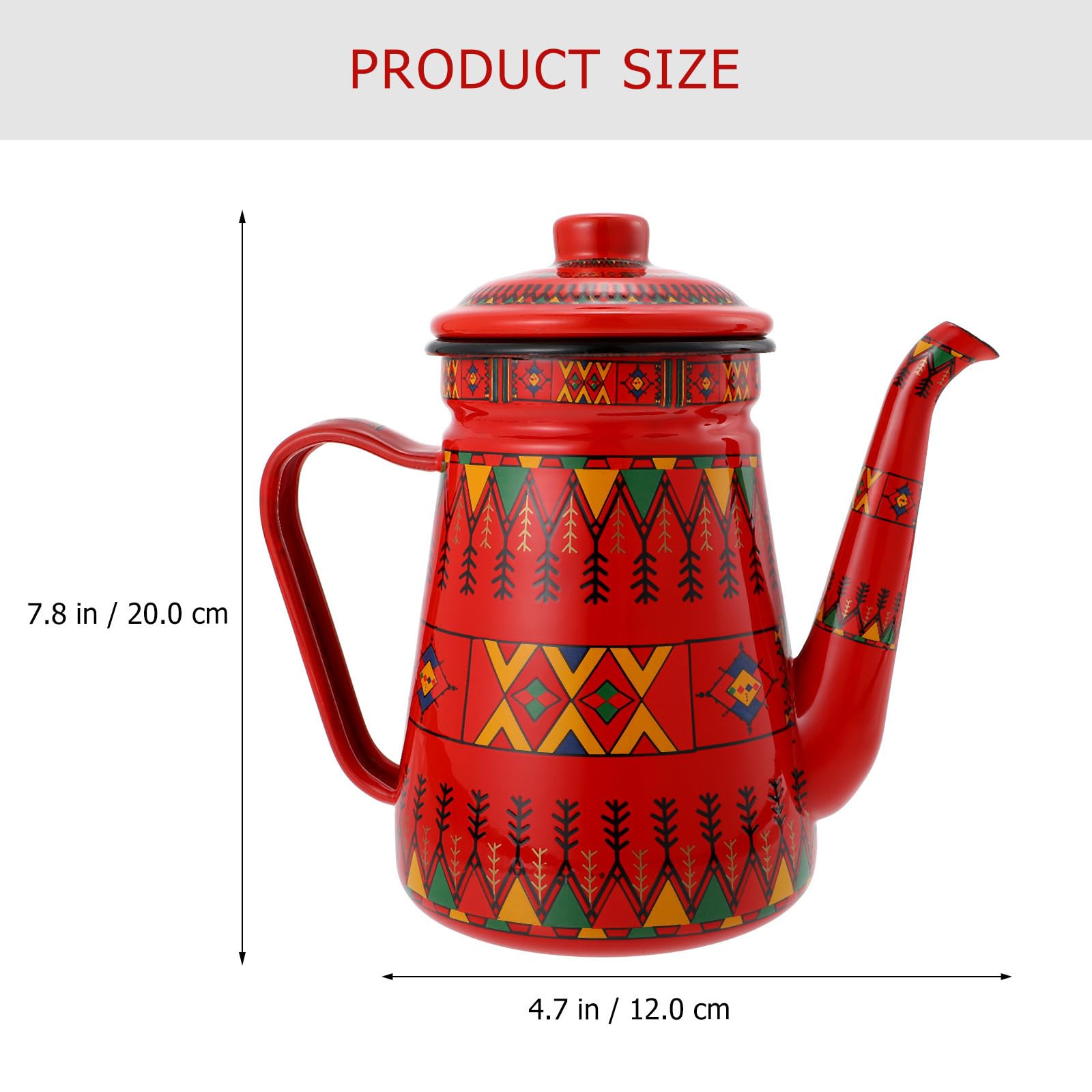 Bollitore Smaltato da Cucina Elegante, Pratico, per Induzione Rosso