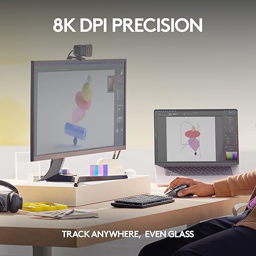 Miniatura 9 de Logitech Mini teclado mecánico MX + mouse inalámbrico MX Master 3S para Mac, teclas retroiluminadas de perfil bajo, interruptores táctiles más