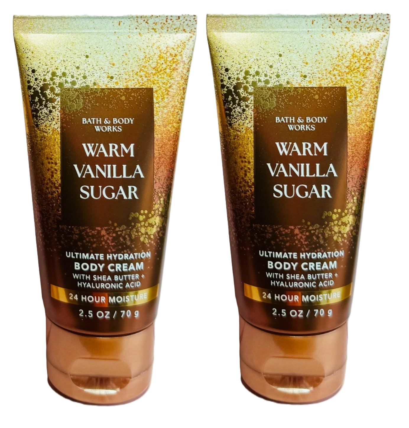 Bath and Body Works Travel Cream 2.5 oz - Pack of 2 (Lavender Vanilla)