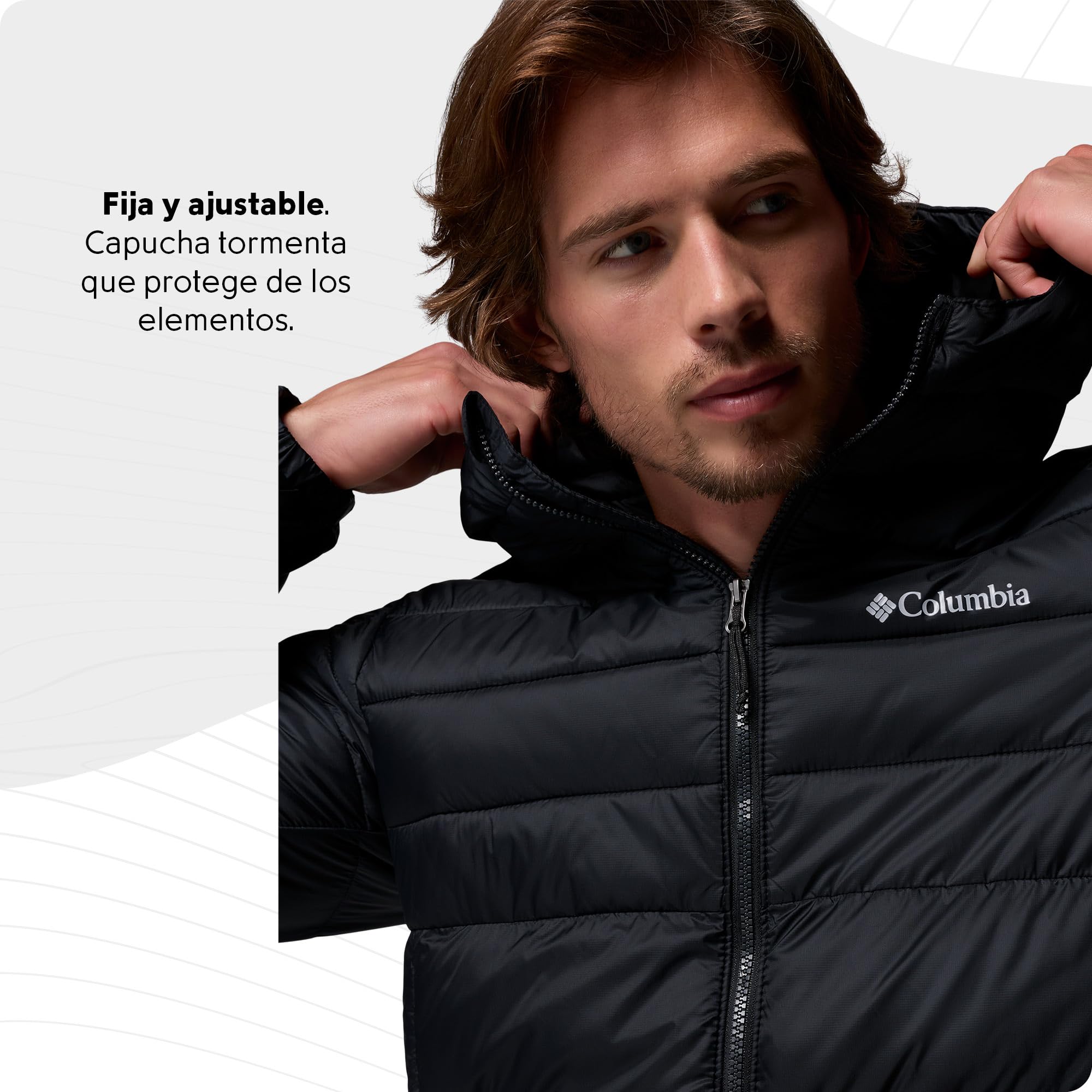 Columbia Buck Butte Insulated Hooded Jacket Chaqueta acolchada con capucha Hombre (Pack de 1)