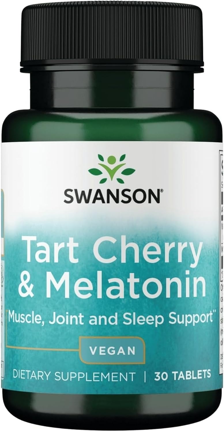 Swanson Tart Cherry & Melatonin 30 Tabs