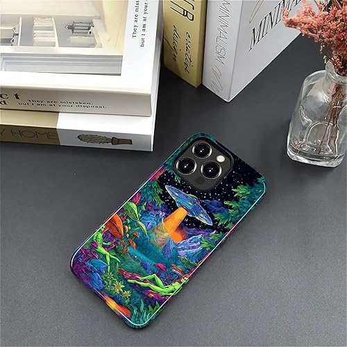 Miniatura 83 de Funda para iPhone 11 Pro Funda, Diseño de Patrón de Mosaico de Vidrio en Tono Verde - Protección Dual Híbrida Silicona + PC Duro Resistente a Golpes