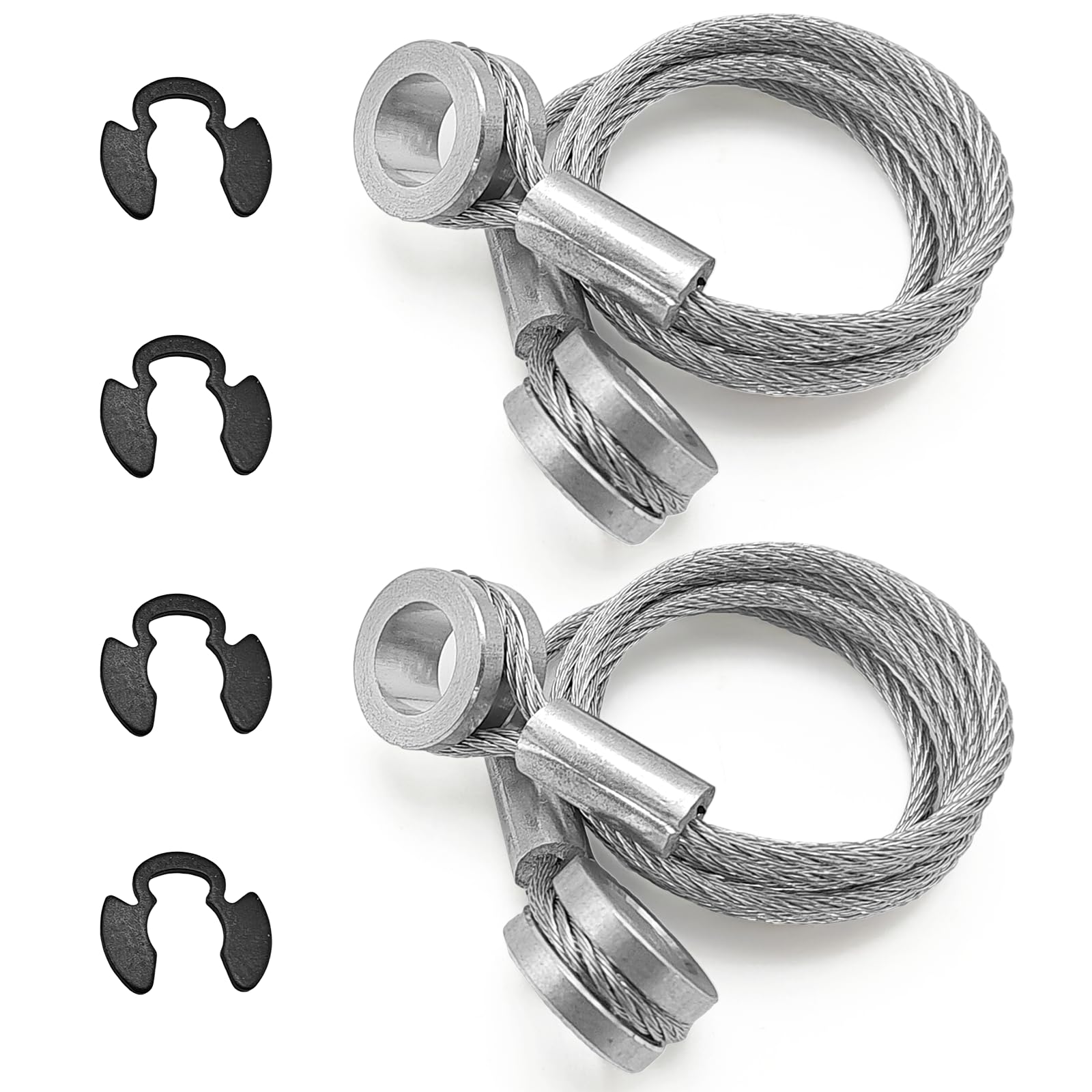 1 Pair Control Cables for HLK2047 Hood Strut Compatible with Peterbilt 357 375 377 378 379 （1987-2010, Replacement Part L92-6000-0718, 924-5402