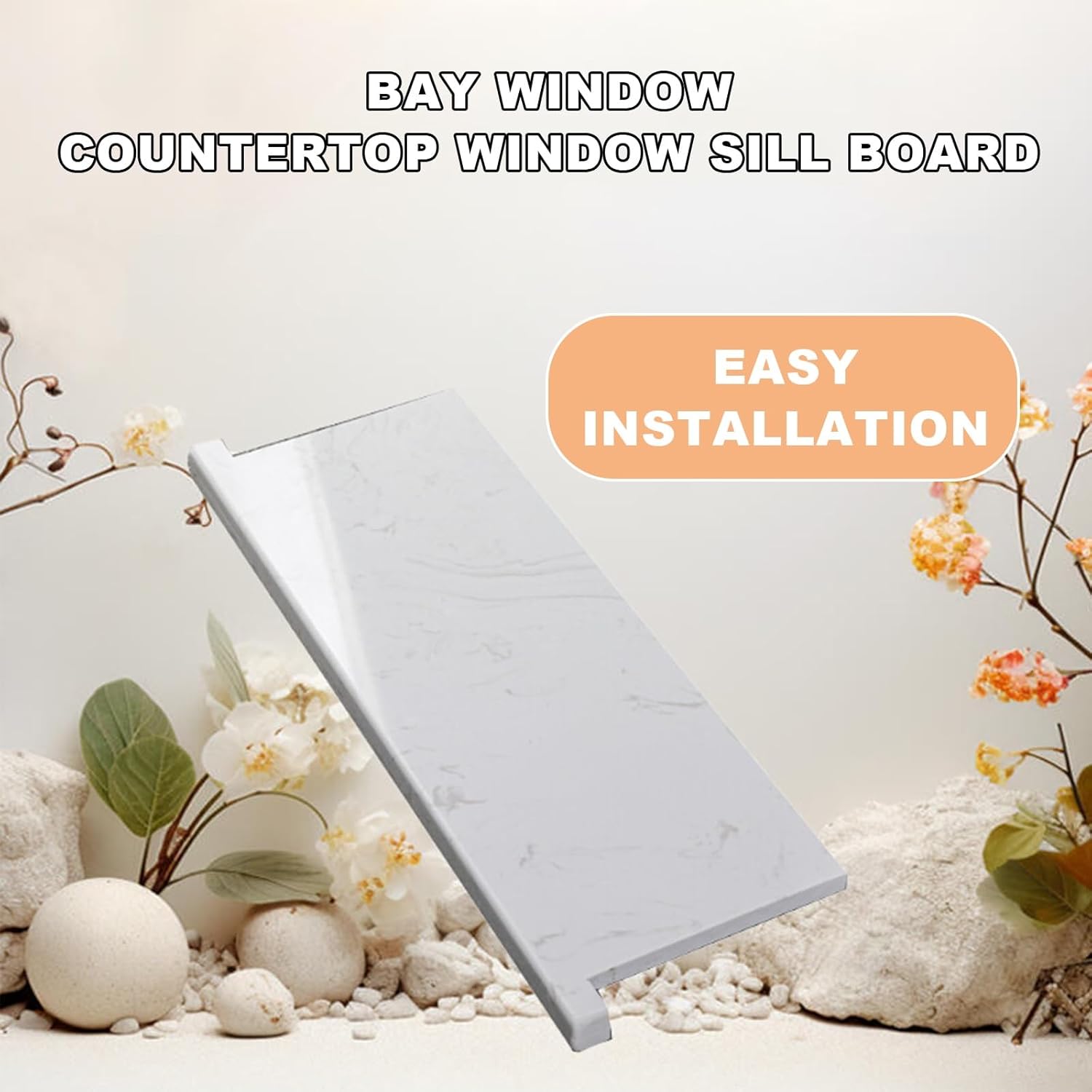 Window Sill Nosing White Protector Cuttable Replacement Board PVC Window Sills Cover Board