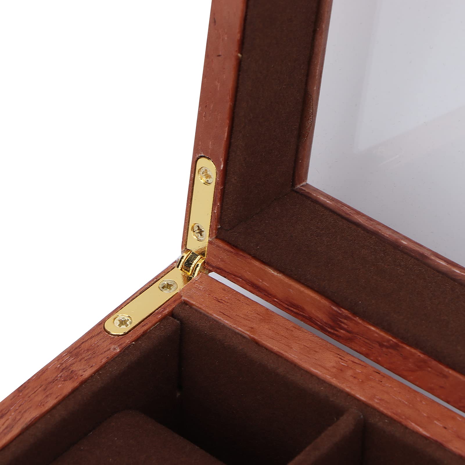 Caja de Almacenamiento de Relojes, Vitrina de joyería de Madera, Caja de visualización de Relojes, Caja de Reloj para Viajes de Negocios, Hotel, hogar, Oficina