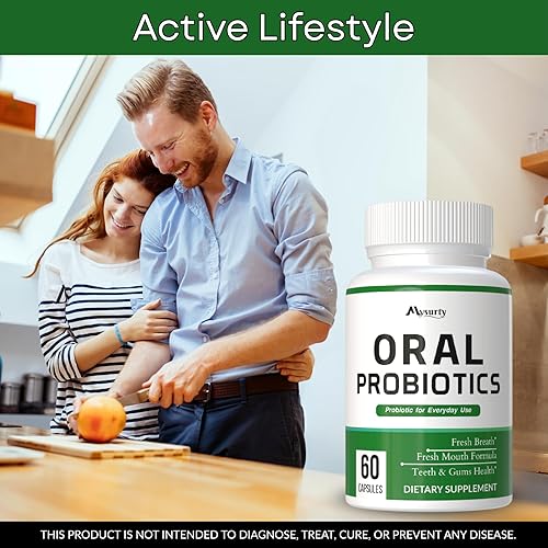 Miniatura 2 de Probióticos orales  Suplemento oral para encías saludables, dientes y aliento fresco  Suplemento para hombres y mujeres - 180 cápsulas