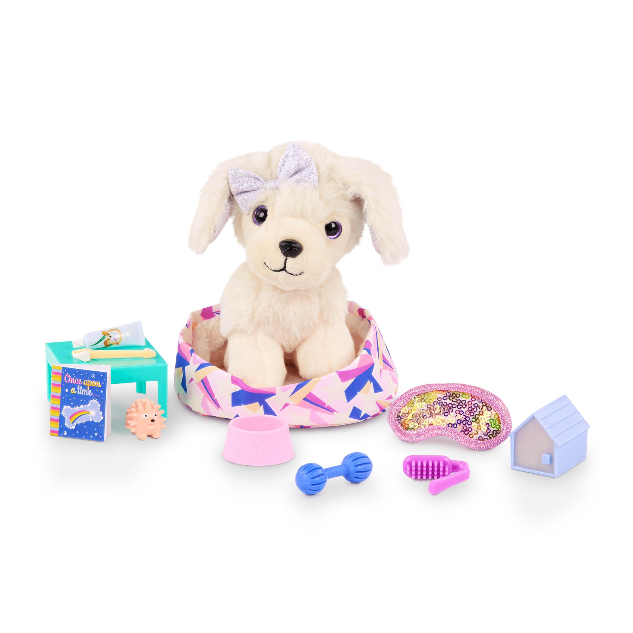 Glitter Girls – Pet Grooming & Pup Set – Dog Plush Husky - View #8