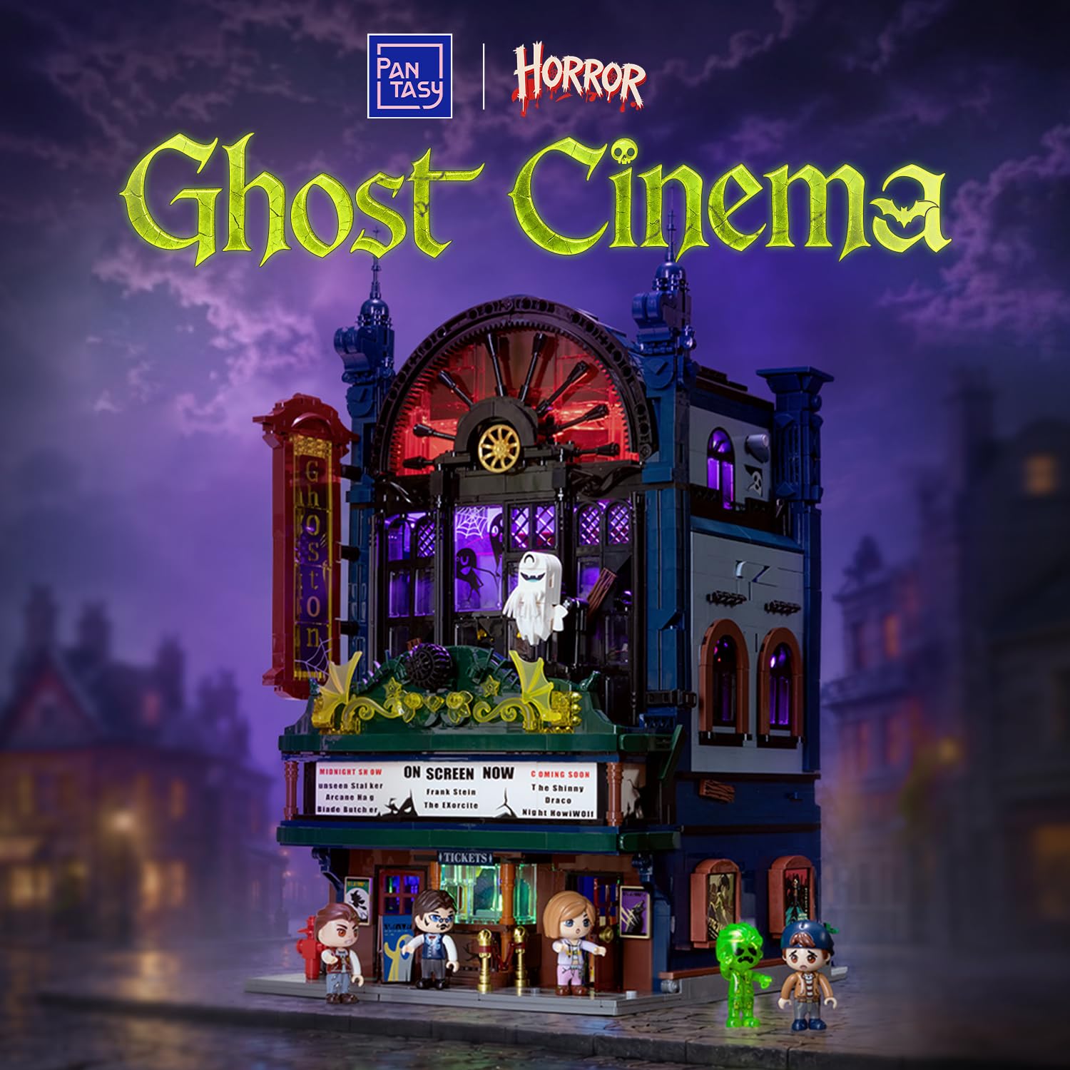 PANTASY Cinéma Hanté, Jeu de Construction d’Horreur pour Adultes