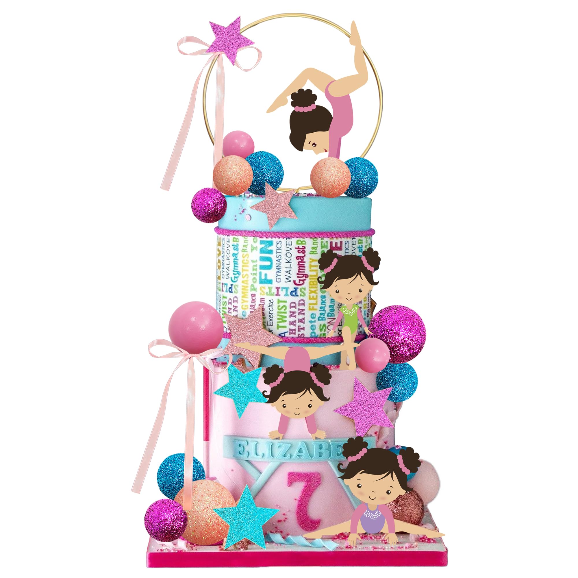 29 PCS Gymnastics Cake Toppers Gymnastics Girl Balls Nigeria - View #9