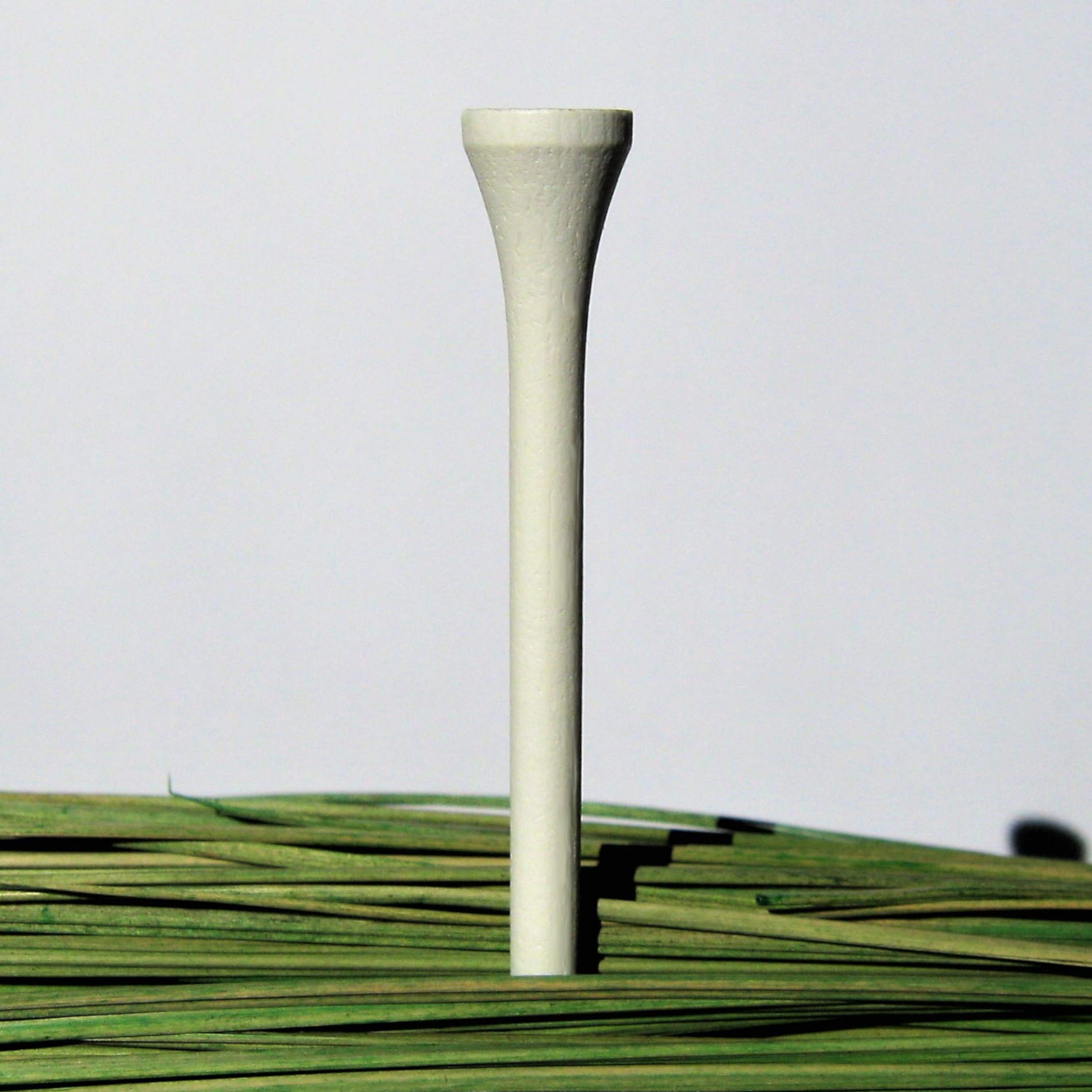 Premium Golf TEES - 70 mm (2 3/4") - 1.000 Stück - 100% Bambus - Farbe: weiß