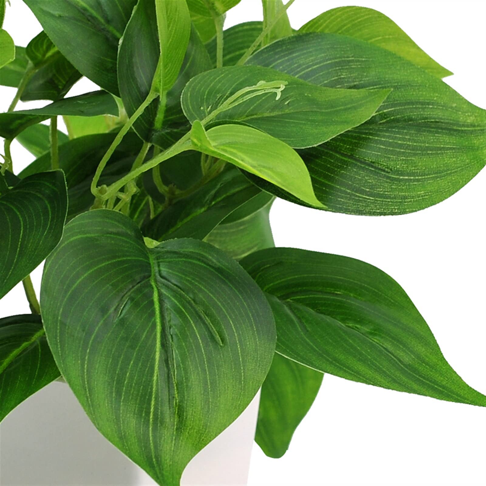 Piante finte Fiore artificiale Bonsai verdi artificiali in vaso per la decorazione domestica per interni ed esterni Pianta finta in vaso Regalo perfetto per l'inaugurazione della casa Piante artificia