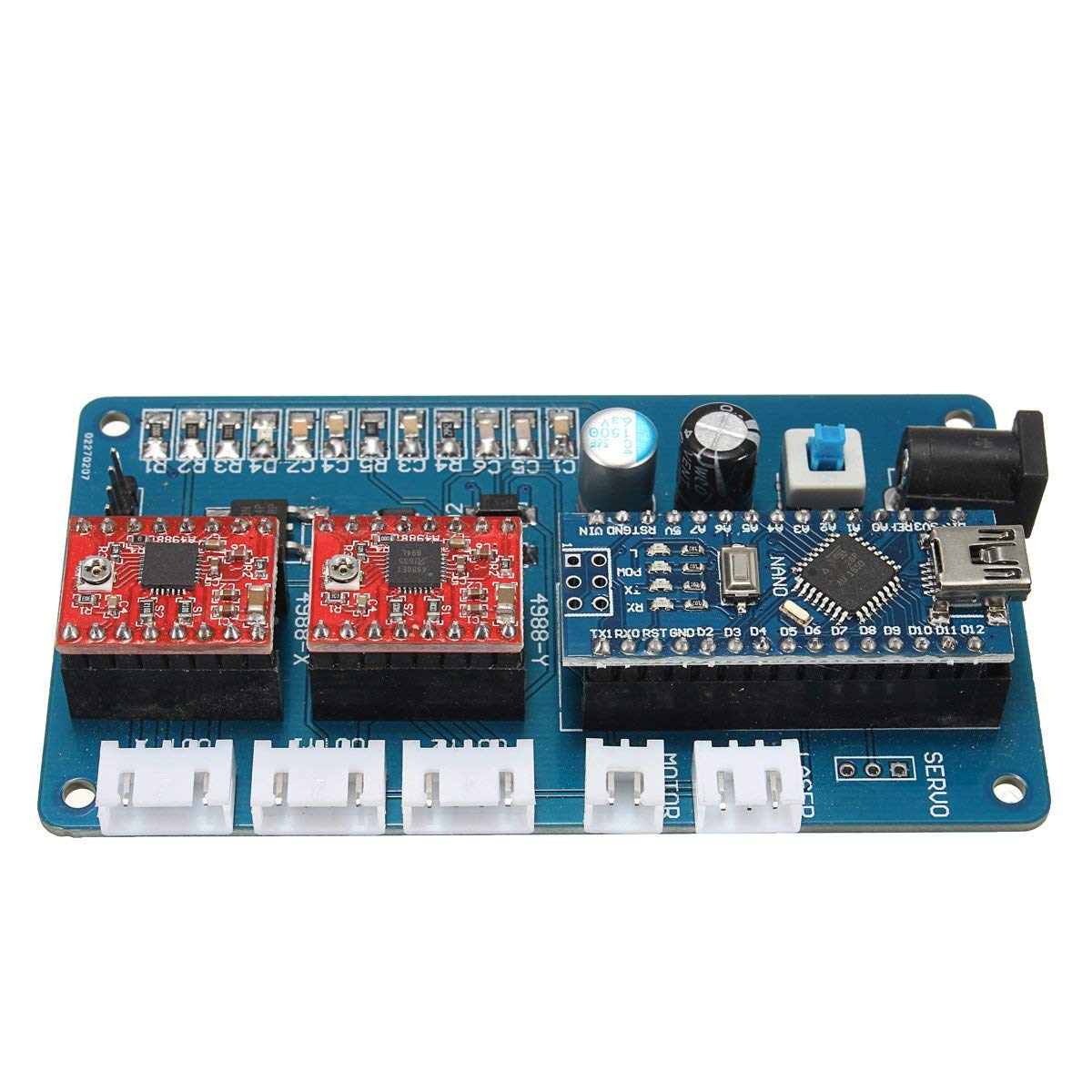 Bloomerang 2 Axis GRBL Control Panel Board For DIY Laser Engraving Machine Benbox USB Stepper Driver Board