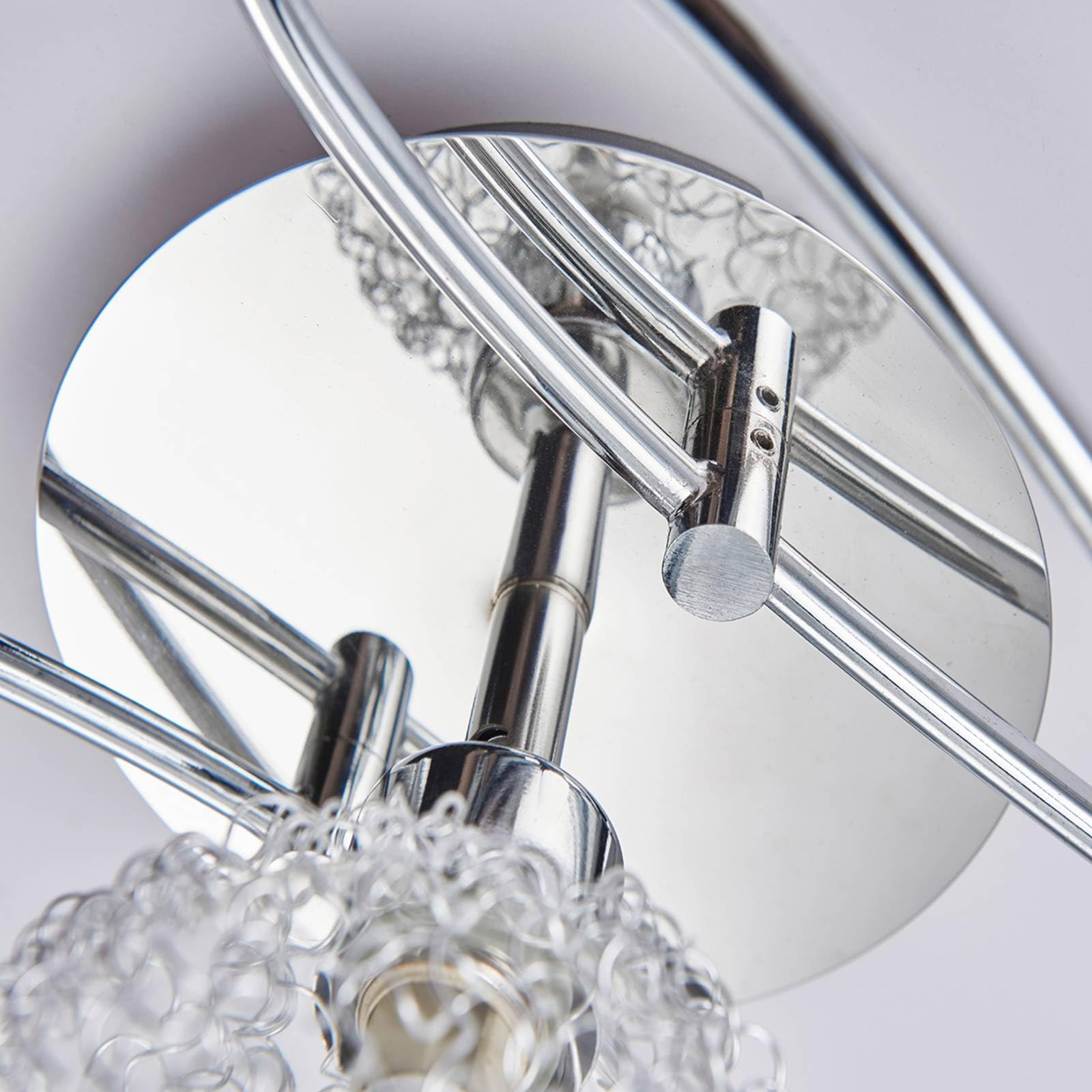 Lindby Deckenlampe Ticino (Modern) in Chrom aus Metall (5 flammig, G9) - Deckenleuchte Lampe Flurleuchte
