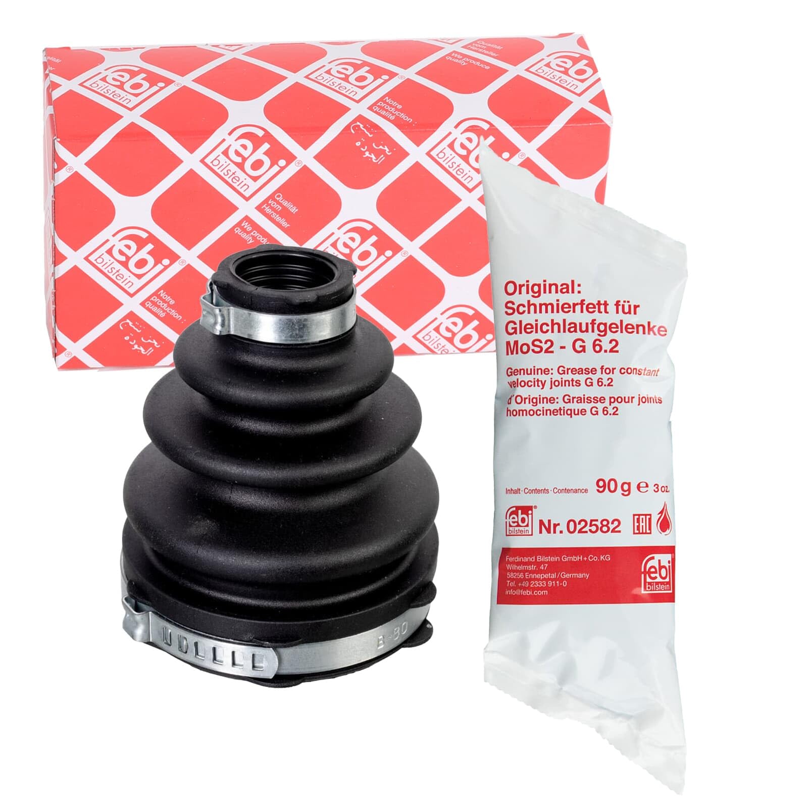 Febi Bilstein 175488 Front Drive Shaft Bellow Kit Fits Toyota Auris Corolla