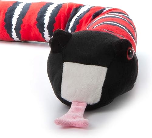 Miniatura 7 de The Petting Zoo Sonoran Mountain King - Peluche de serpiente, regalos para niños, juguete de peluche de serpiente de 54 pulgadas