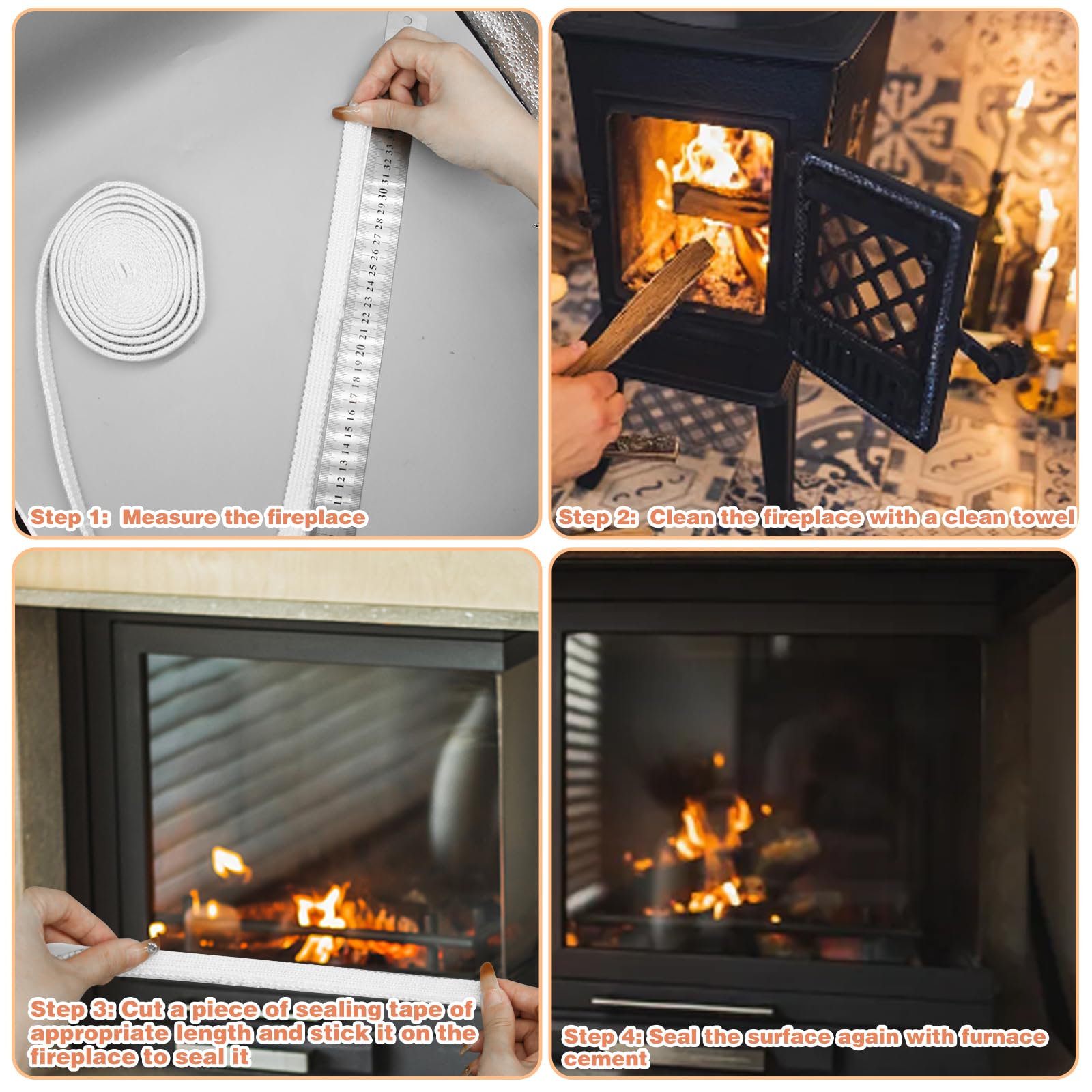 Guarnizione A Corda Piatta In Fibra Di Vetro Per ... - Aliexpress - Foto 9