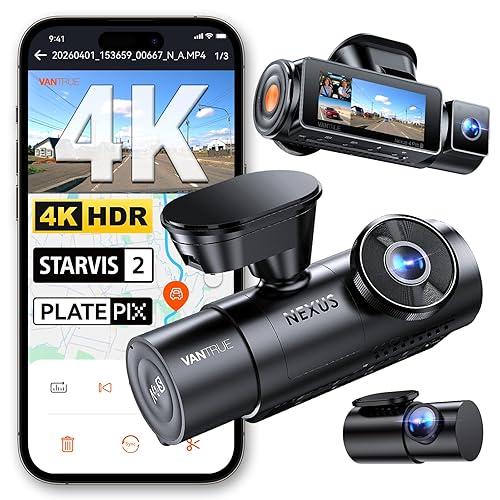 Vantrue New N4 Pro S 4K 3 Channel Dash Cam,