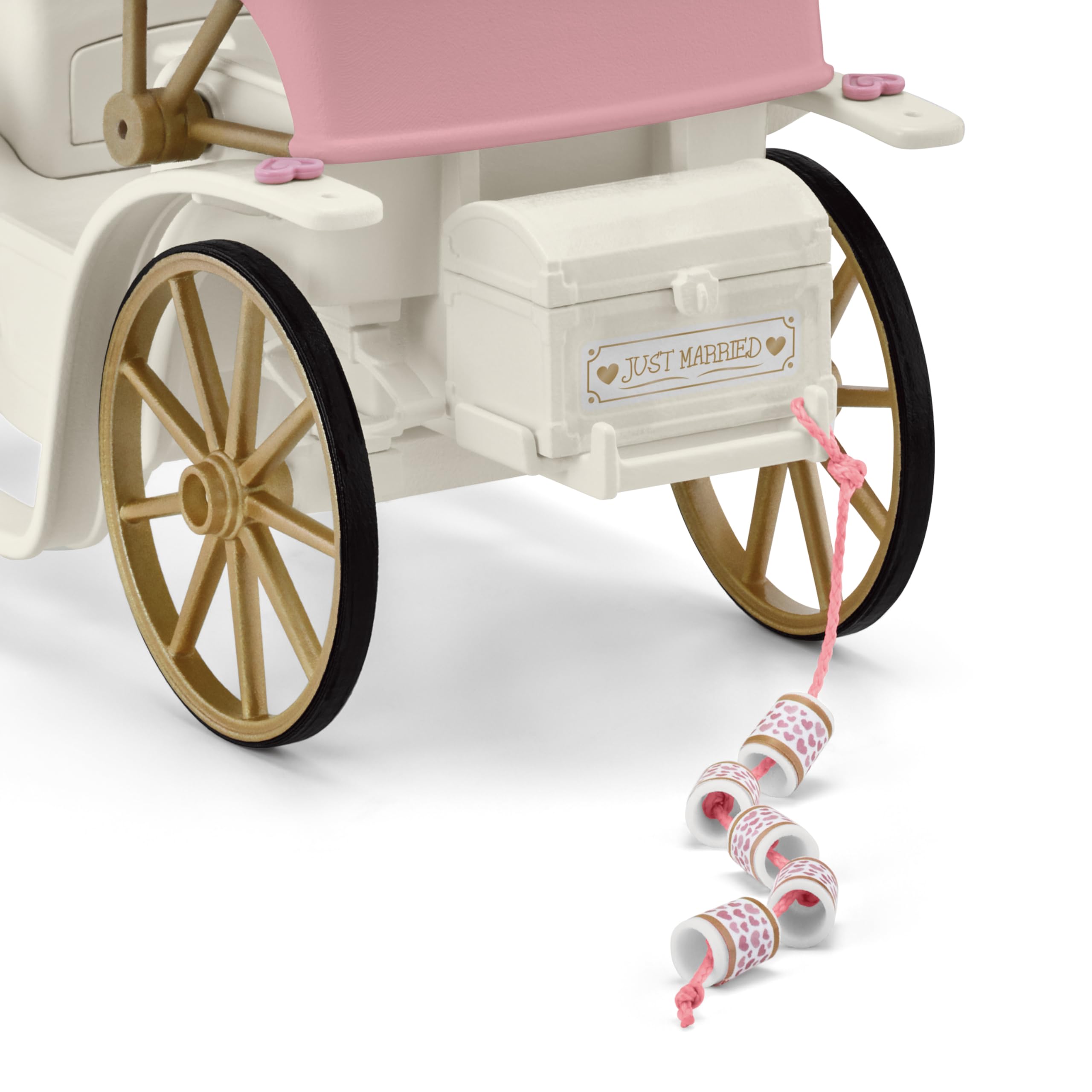 Schleich Horse Club | Hochzeitskutsche 42641 | Brautpaar mit Kutsche, Hannah und Pferd sowie Zubehör | tolles Geschenk für Mädchen und Jungen | Spielzeug für Kinder ab 5 Jahren | Set aus 106 Teilen