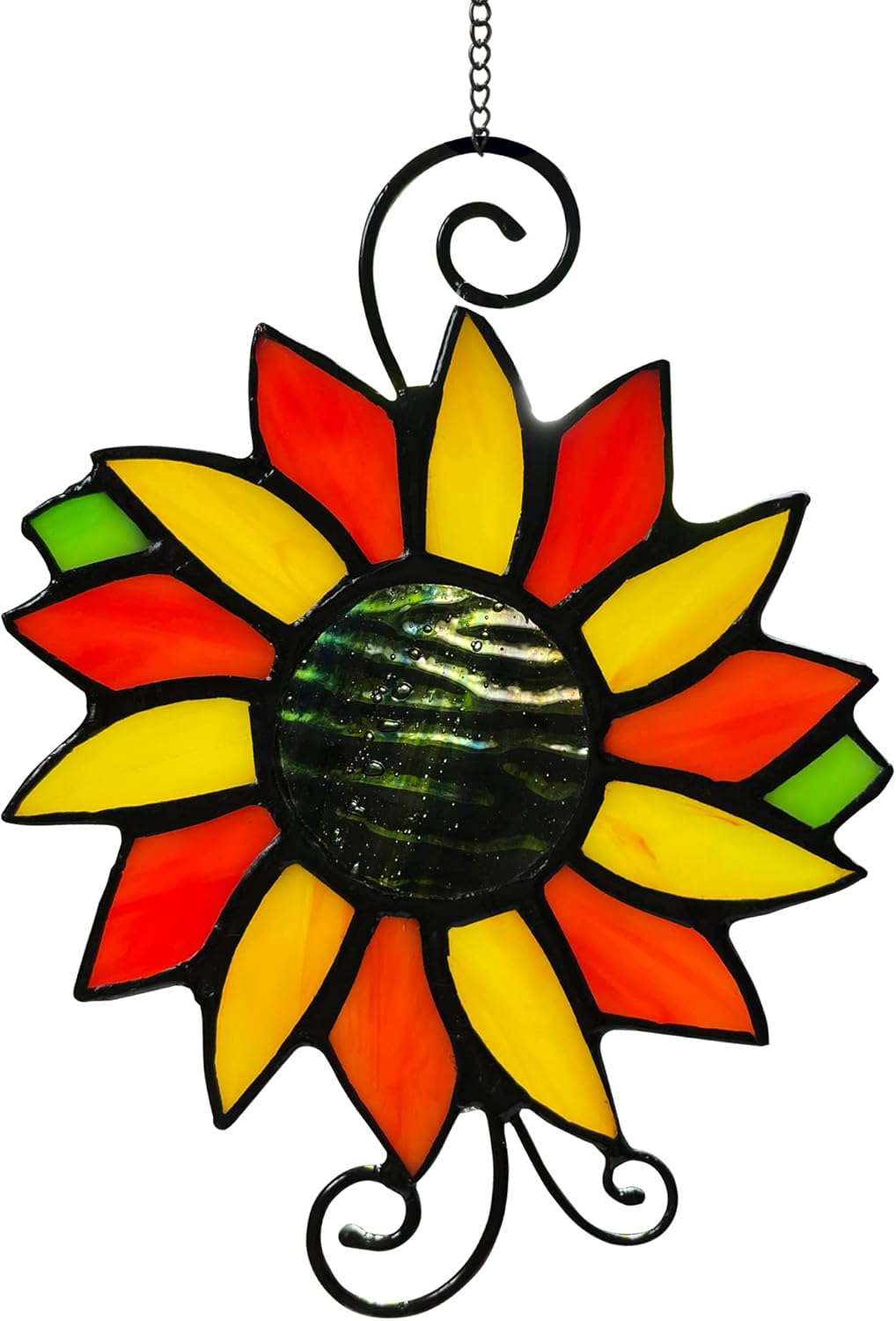 Sunflower Gift Stained Glass Window Hanging,Suncatcher for