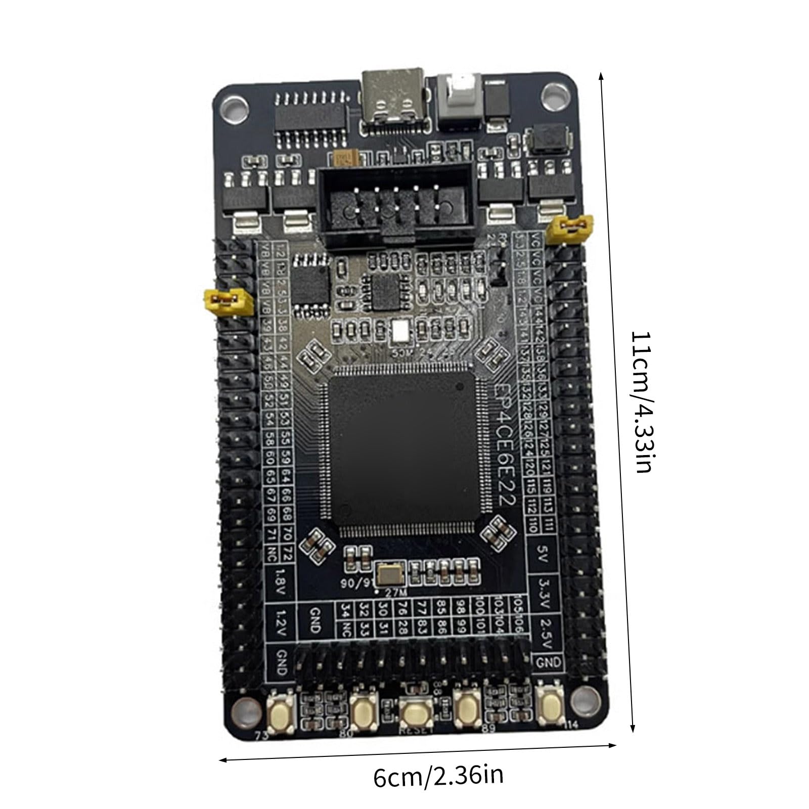 FPGA EP4CE6E22C8N Carte de développement avec port USB UART I2C programmable pour le traitement des accessoires d'application FPGA pour contrôle robotique