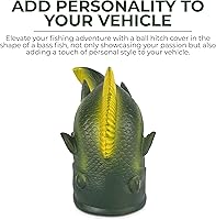 Vista 5 de Rivers Edge Products Cubierta para bola de remolque, cubierta para bola de enganche de remolque de 1 7/8 a 2 pulgadas, protector de bola de remolque