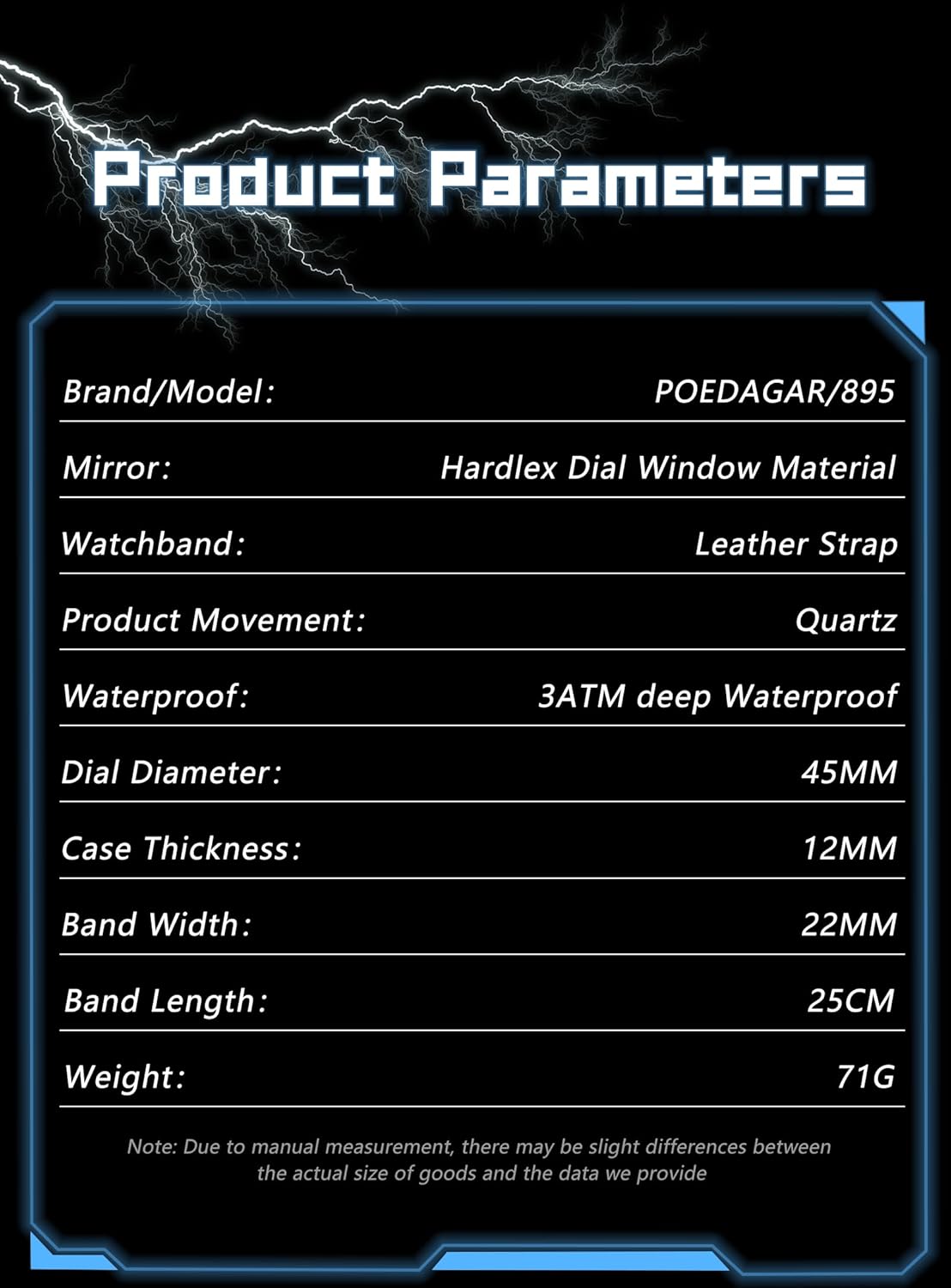 Man Wristwatch Luxury Waterproof Luminous Date Week Watch for Men Business Big Dial Quartz Sport Leather Men's Watches - Image 6