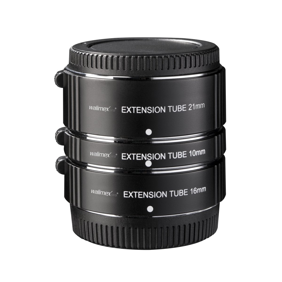 Walimex 20795 Pro Automatik-Zwischenringsatz Makroringe für Micro Four Thirds