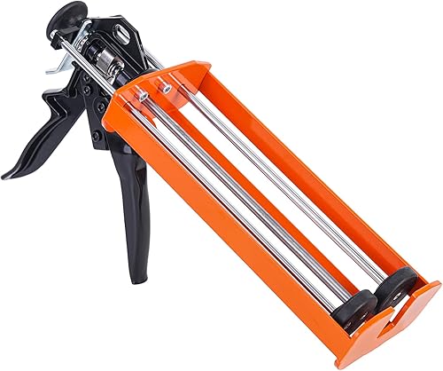 Miniatura 7 de Pistola epoxi de 20 oz y 22 oz Pistola de cartucho dual Aplicador adhesivo de anclaje epoxi para doble componente 20.3 fl oz 22.0 fl oz, naranja