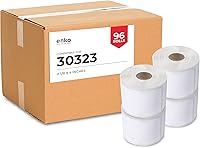Vista 8 de enKo (6 rollos, 1320 etiquetas) Etiquetas de dirección y envío 30323 (2-1/8 x 4") Compatible con Dymo LabelWriter
