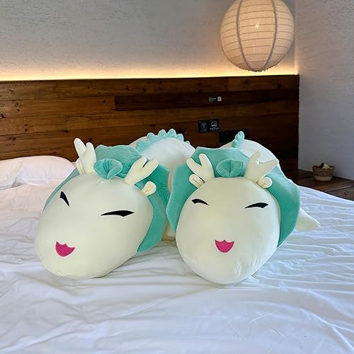 Miniatura 5 de Hofun4U - Almohada de peluche gigante de dragón, juguete de peluche de dragón, almohada de dragón suave, decoración del hogar, regalo de Navidad