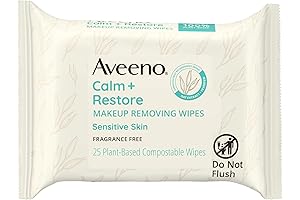 Aveeno Calm + Restore Nourishing Makeup Remover Face Wipes: Solace for Sensitive Skin