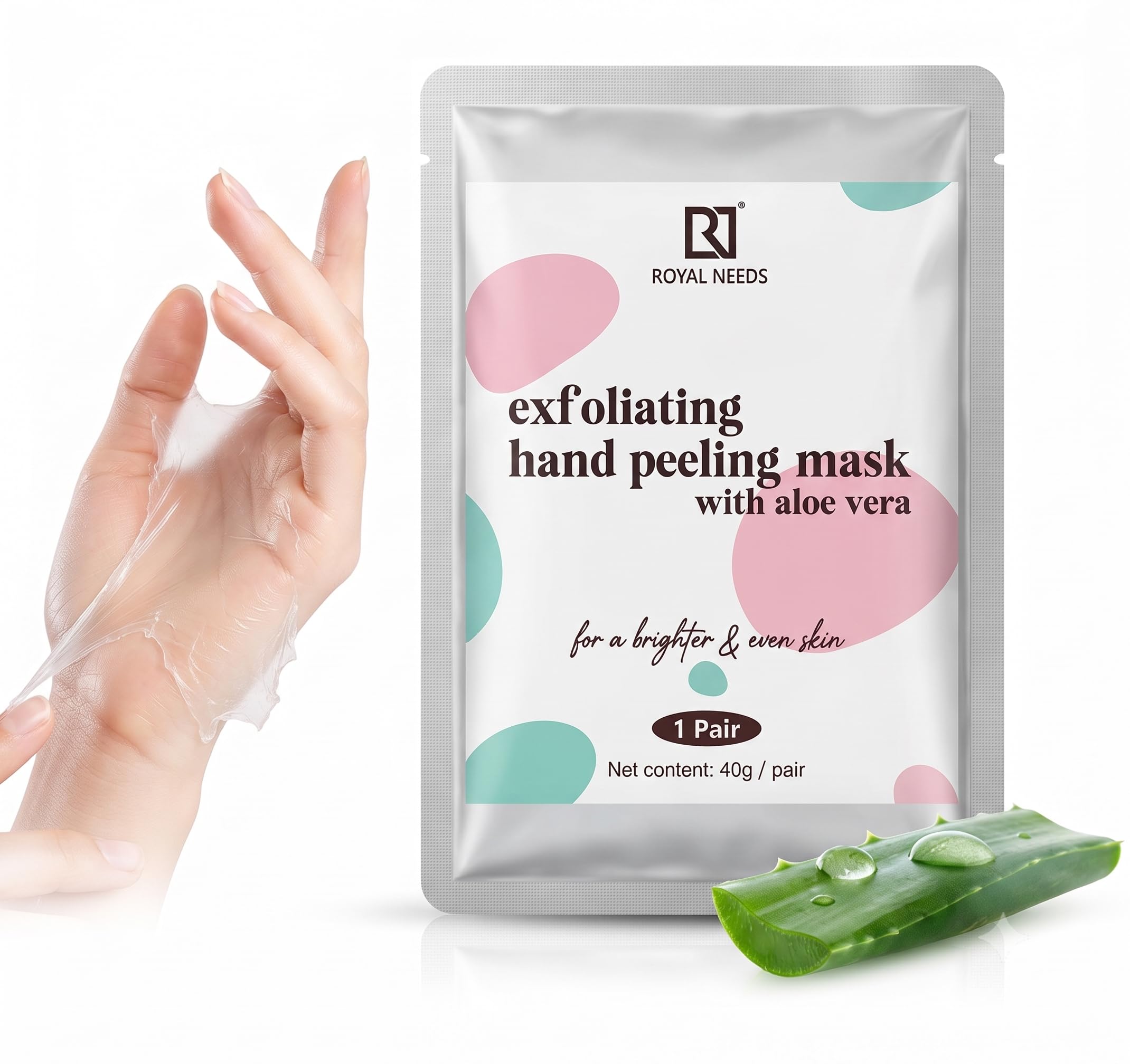 ROYAL NEEDS ; YOUR HIGHNESS Hand Peel Mask For Dead Skin Removal With Aloe Vera - 1 Pair | Exfoliating Hand Mask | Manicure Hydrating Mask | Baby Soft,Hands Moisturising Manicure At Home-image-29