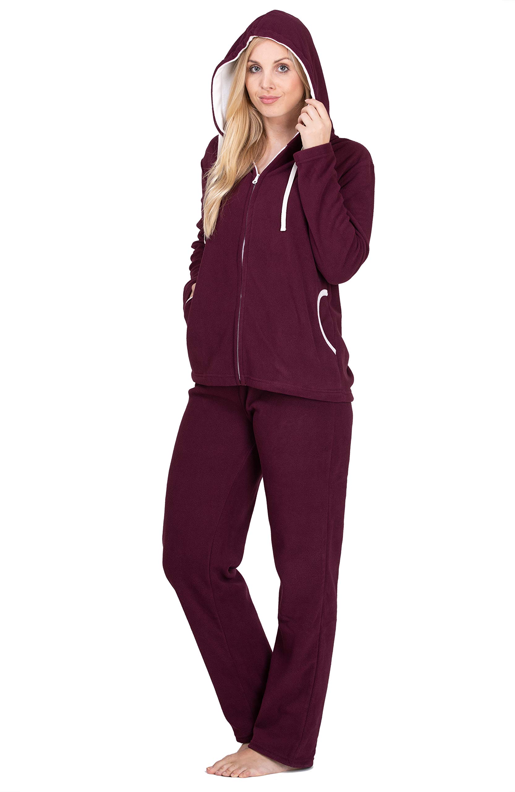SLOUCHER Fleece-Anzug Hausanzug für Damen aus wärmenden Fleece
